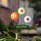 Glitzhome® 35.25" Halloween Metal "WELCOME" Spring Eyeballs Yard Stake